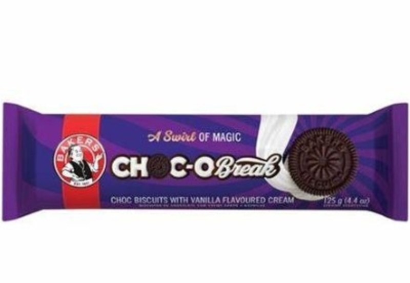 Bakers Choco-O-Break Chocolate Biscuit 125G